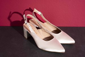 Chanel shoes - raso argento