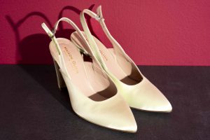 Chanel shoes - raso verde salvia